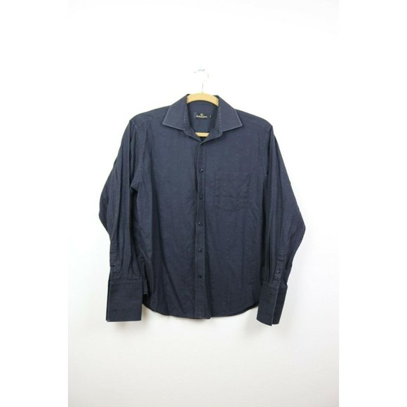 Bugatchi Uomo Mens Shirt Long Sleeve Button Up L - Picture 2 of 7